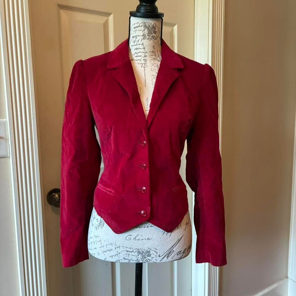 Unbranded Women's Red and Burgundy Jacket